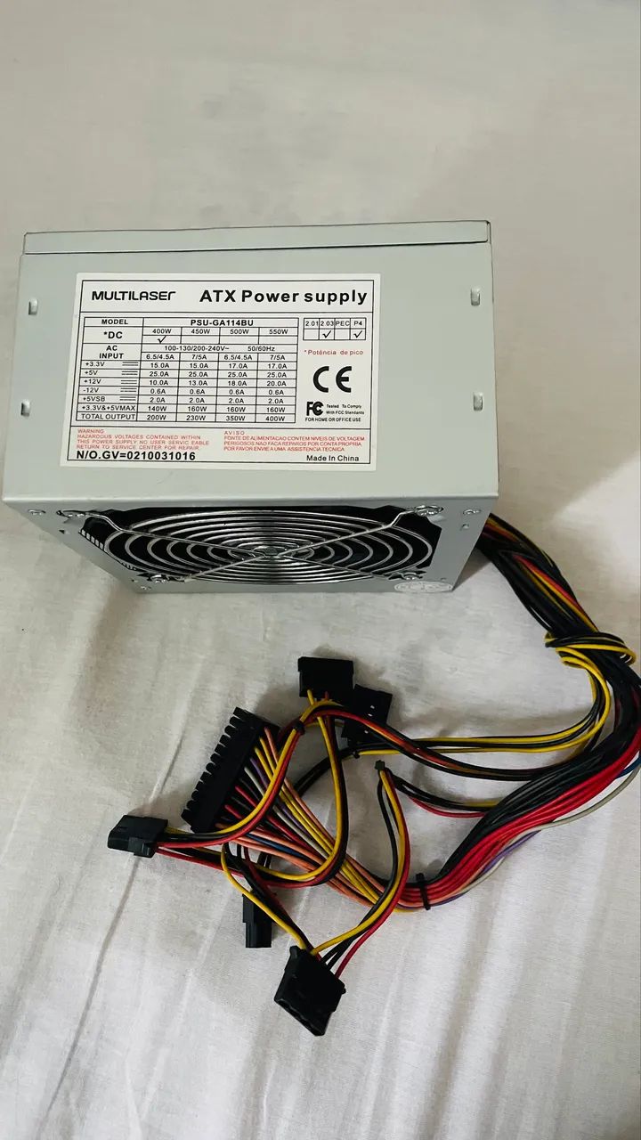 Vendo fonte atx para pc - Foto 2