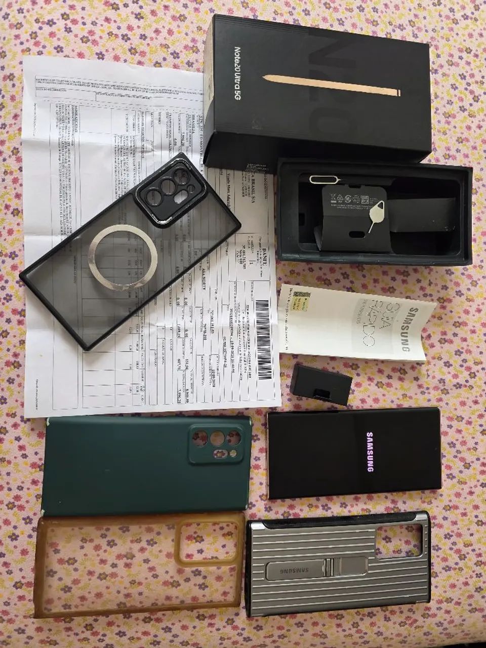 vendo Samsung Note ultra 20 com nota completo - Foto 3