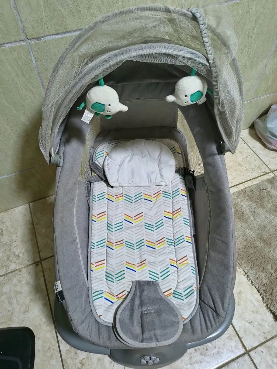 Cadeira de balanço ou Espreguiçadeira para bebê  - Foto 3