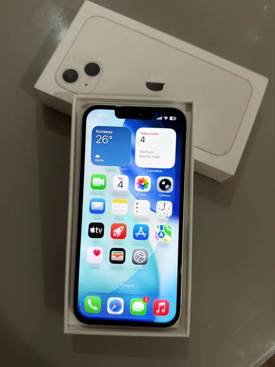 iPhone 13 branco 128gb  - Foto 4