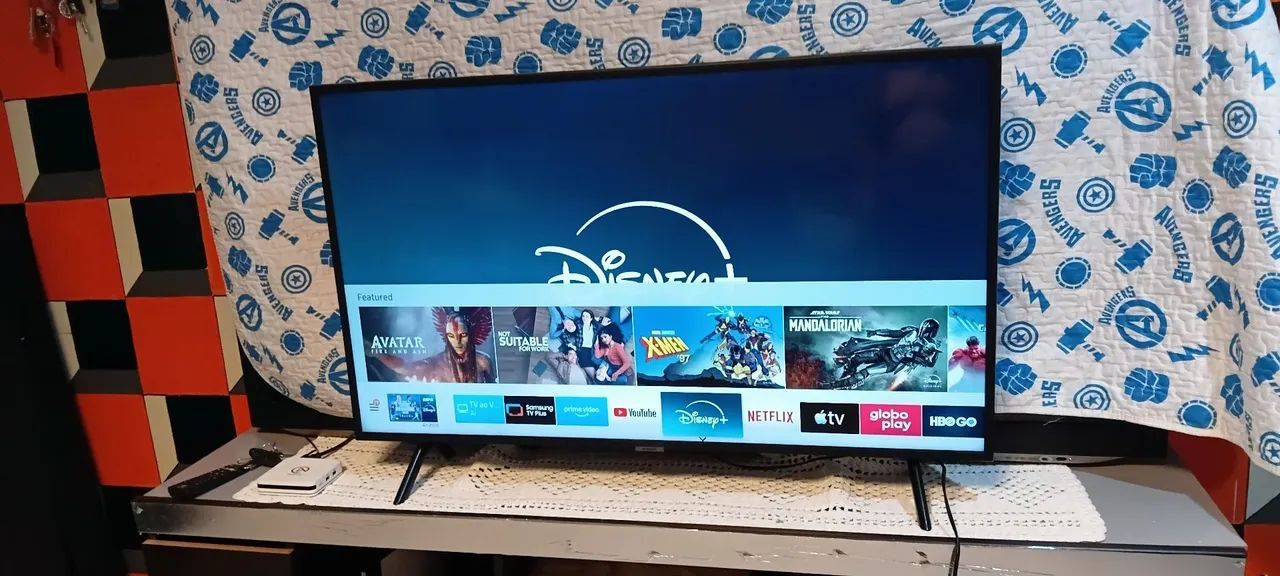 Smart tv samsung "43" c/ Wi-Fi e Bluetooth integrado  - Foto 4