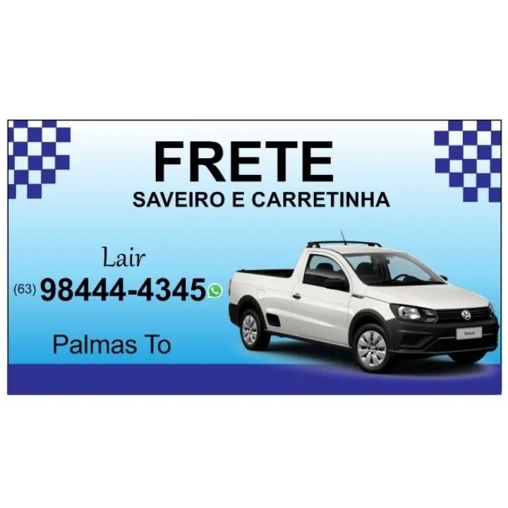 Frete Pequeno Saveiro Palmas e Região 