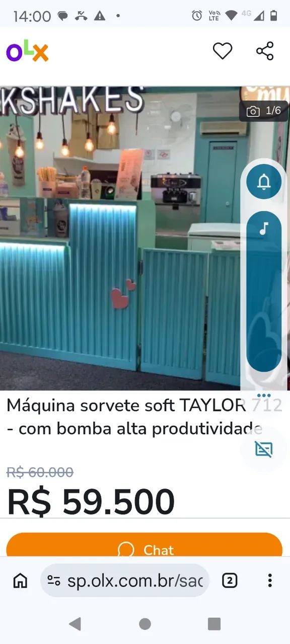 Vendo máquina Taylor 712 - Foto 5