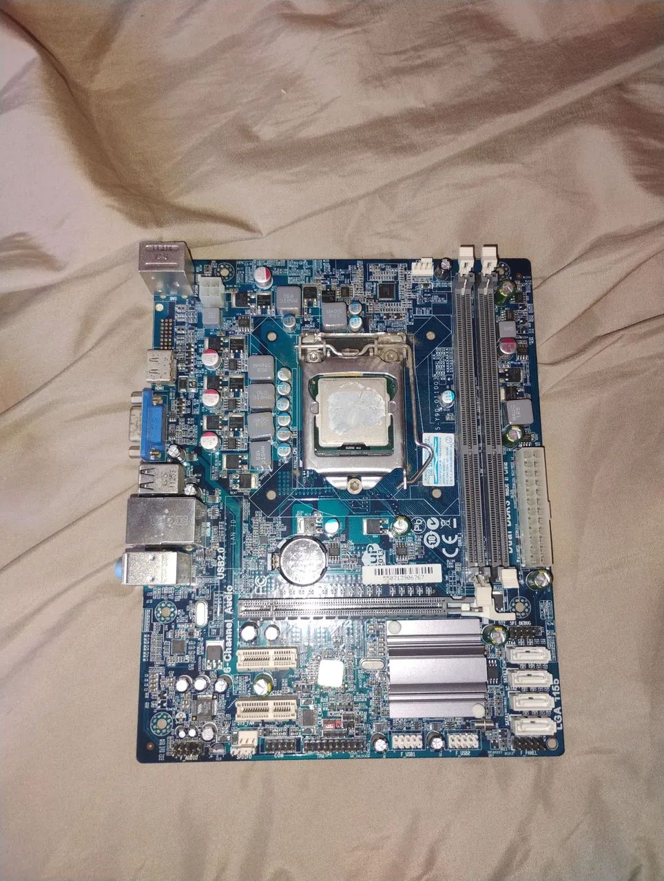 Placa mãe h61m completa com processador i3 - Foto 2