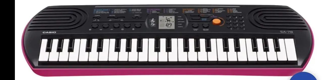 Teclado Casio SA-78 - Rosa com Preto - Foto 4
