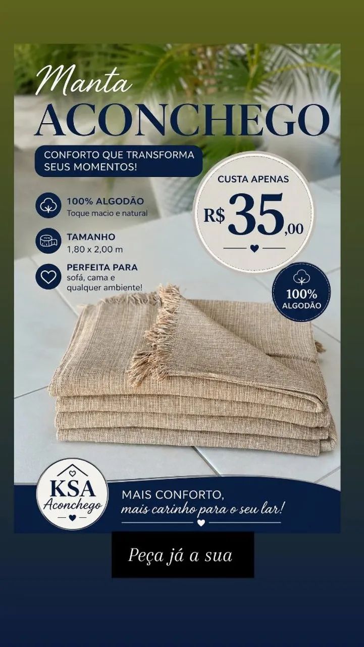 Manta aconchego 