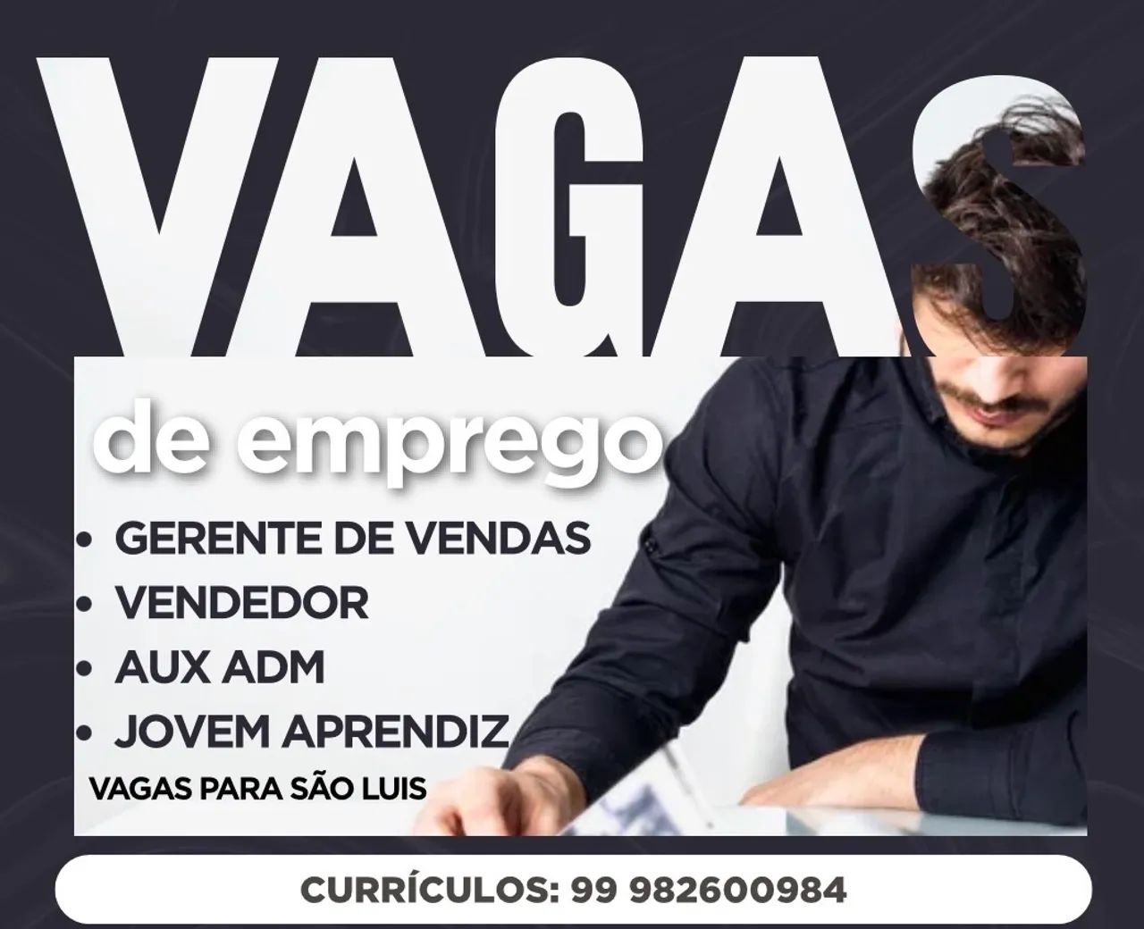 VAGAS DISPONÍVEIS EM SÃO LUÍS 