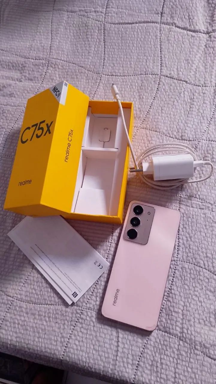 ? Realme C75x 256GB Rosa | Excelente Estado | Completo