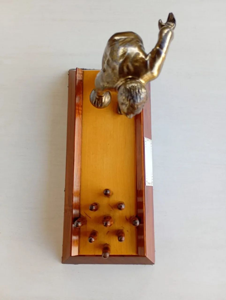 Troféu antigo de boliche  - Foto 2