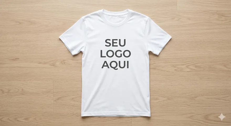 Camiseta em poliéster personalizada