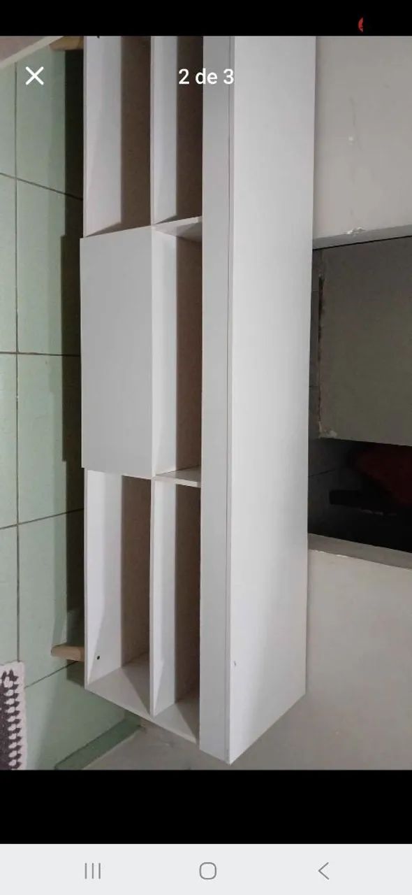 Rack branco com painel - Foto 2