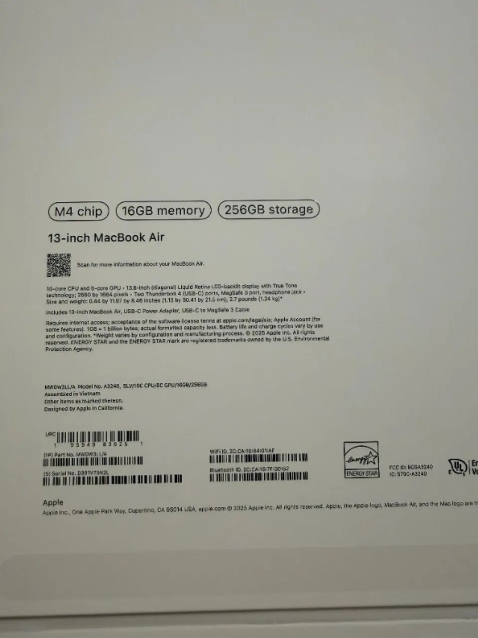Macbook Air M4 De 13 Polegadas Chip Ssd De 256 Gb Cor Prata - Foto 4