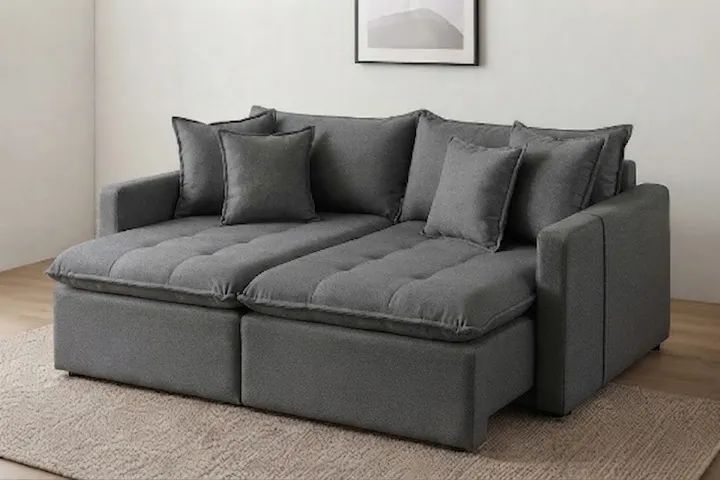 Sofá Cama Gana Cinza .