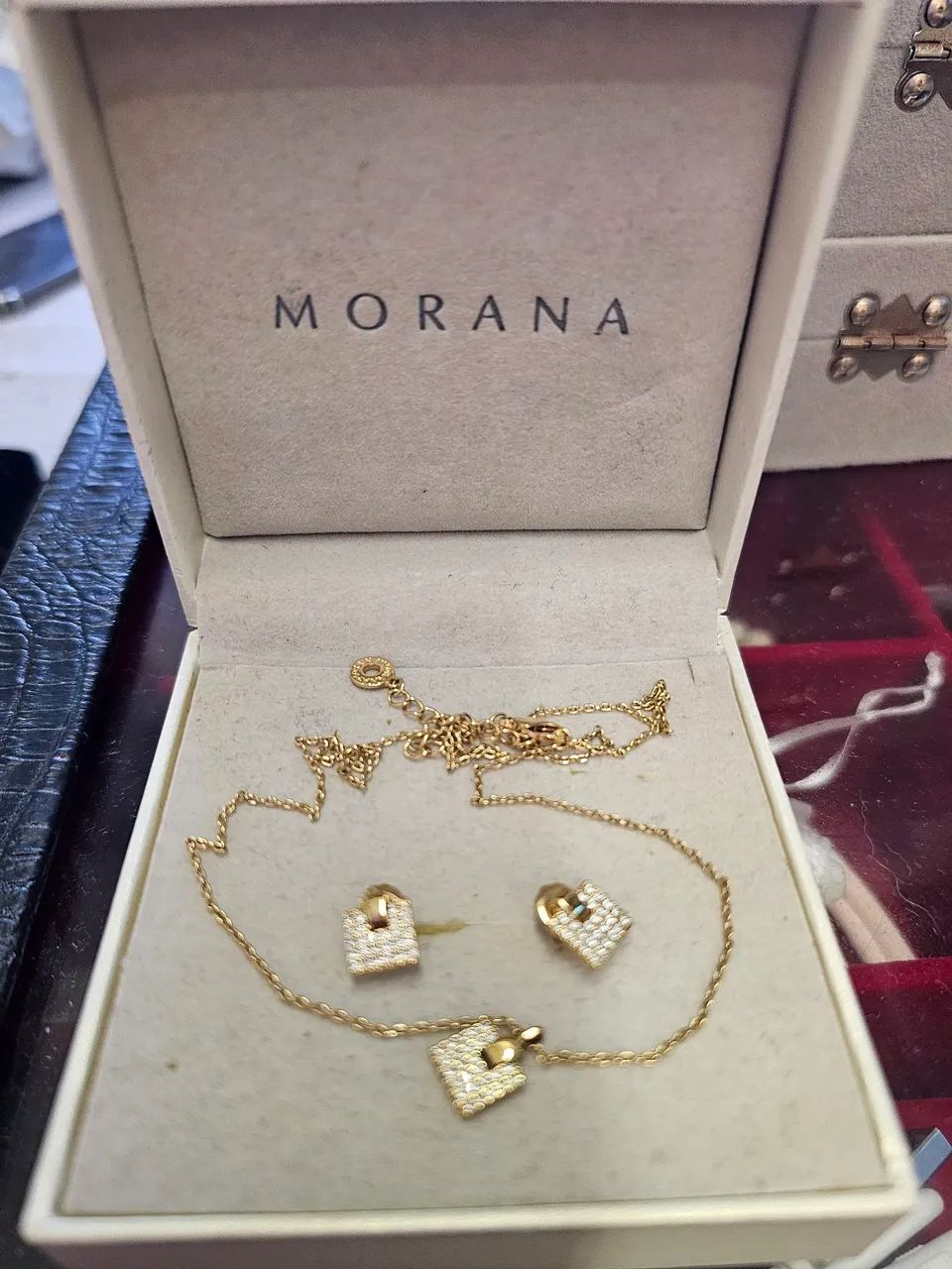Conjunto morana colar e brincos - Foto 2