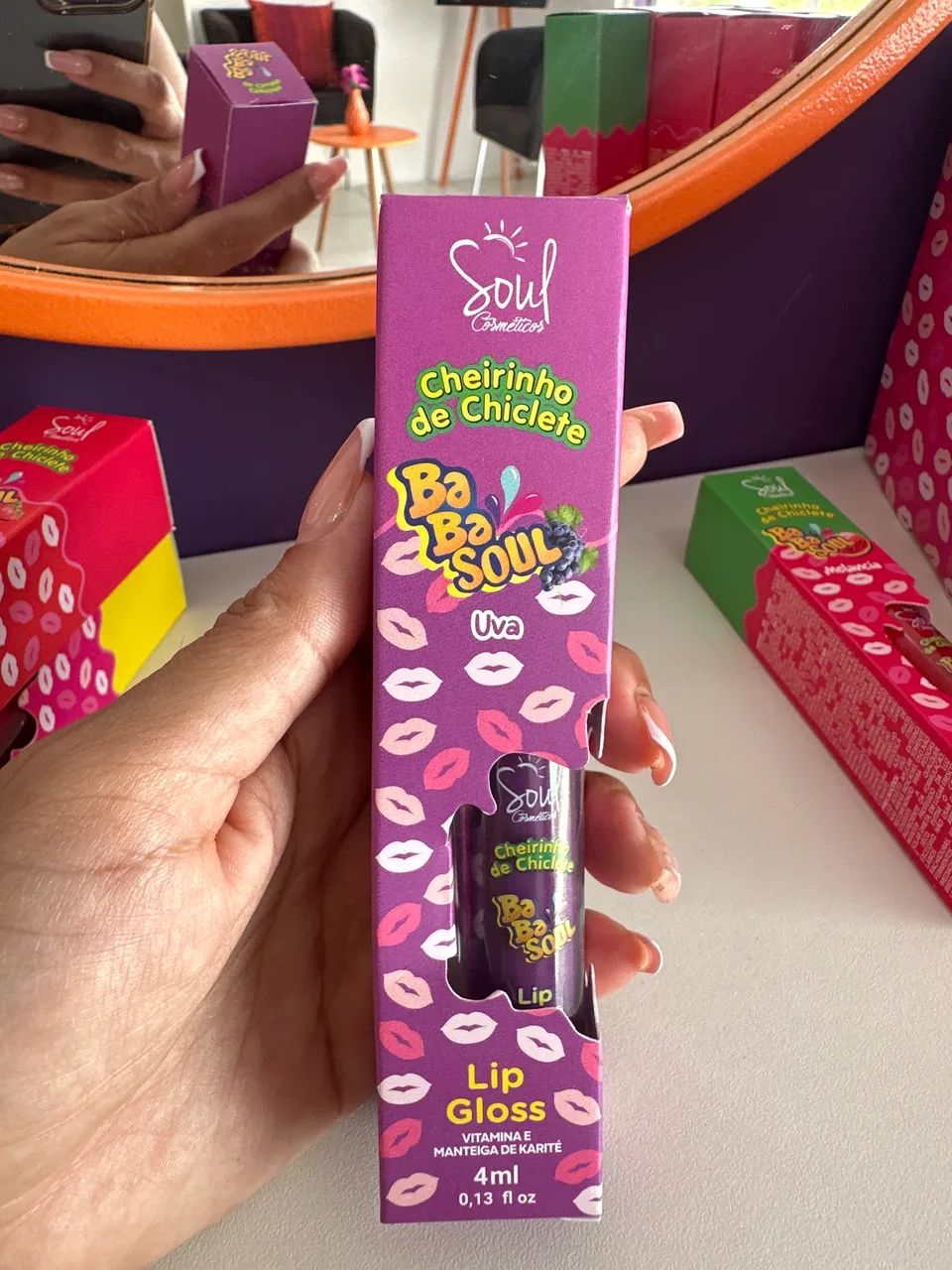 Gloss Babasoul cheirinho de chiclete  - Foto 4