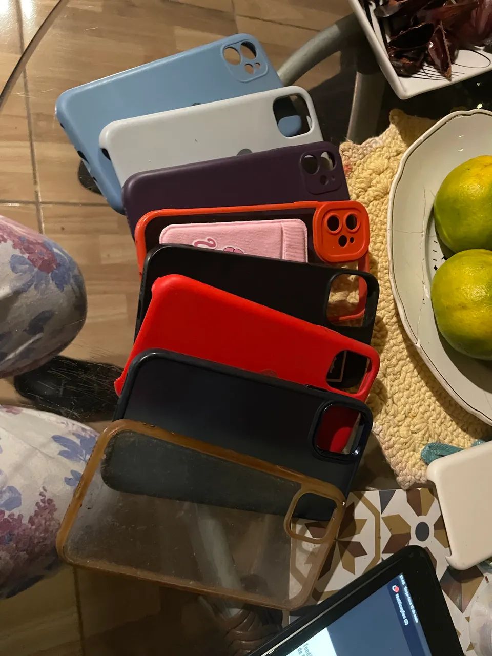 Capinhas usadas iPhone 11 X e xr
