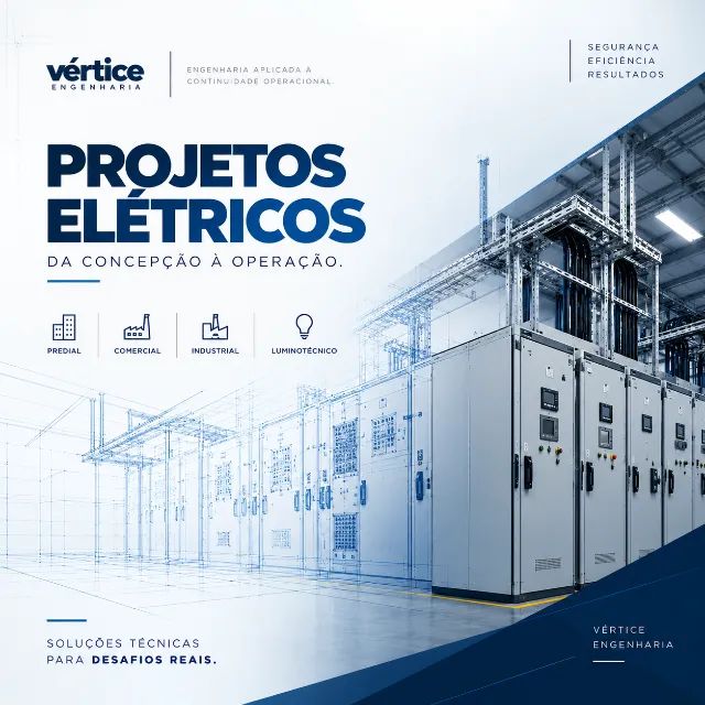 Projeto Elétrico Industrial, Comercial e Predial