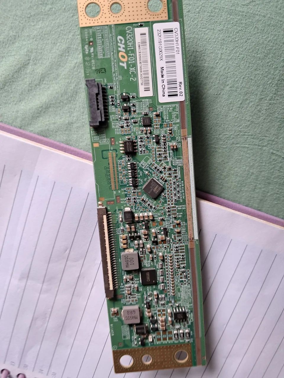 Placa t-con tv  OAC 32s5195/78g /CV320H1- XC2 - Foto 2