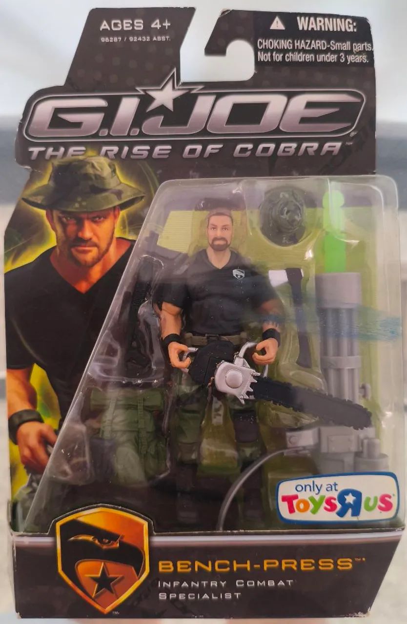 GI JOE 25TH/ RISE OF COBRA/BENCH PRESS