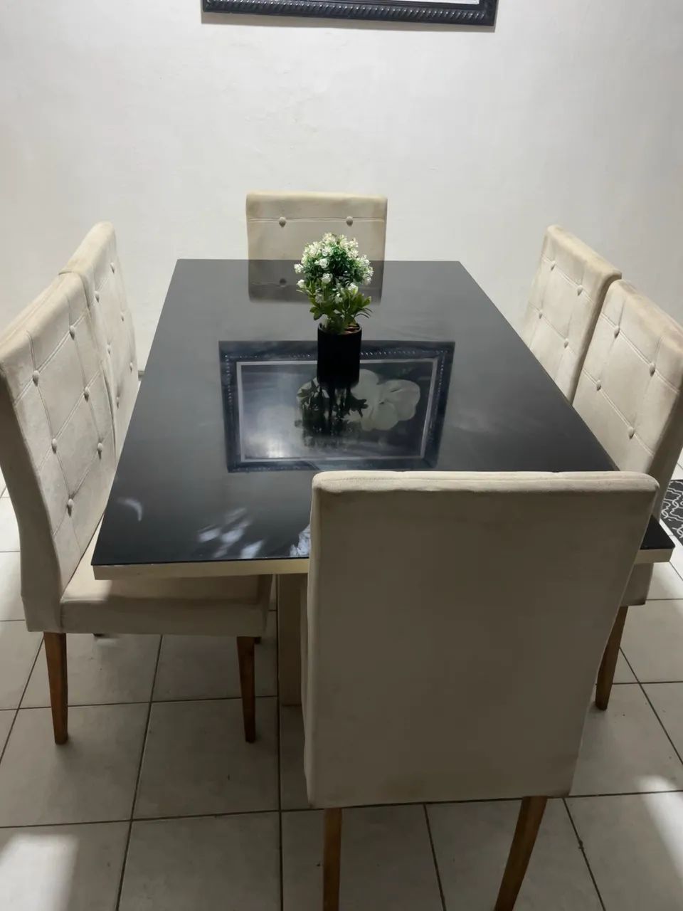 Mesa 6 cadeiras vidro - Foto 3