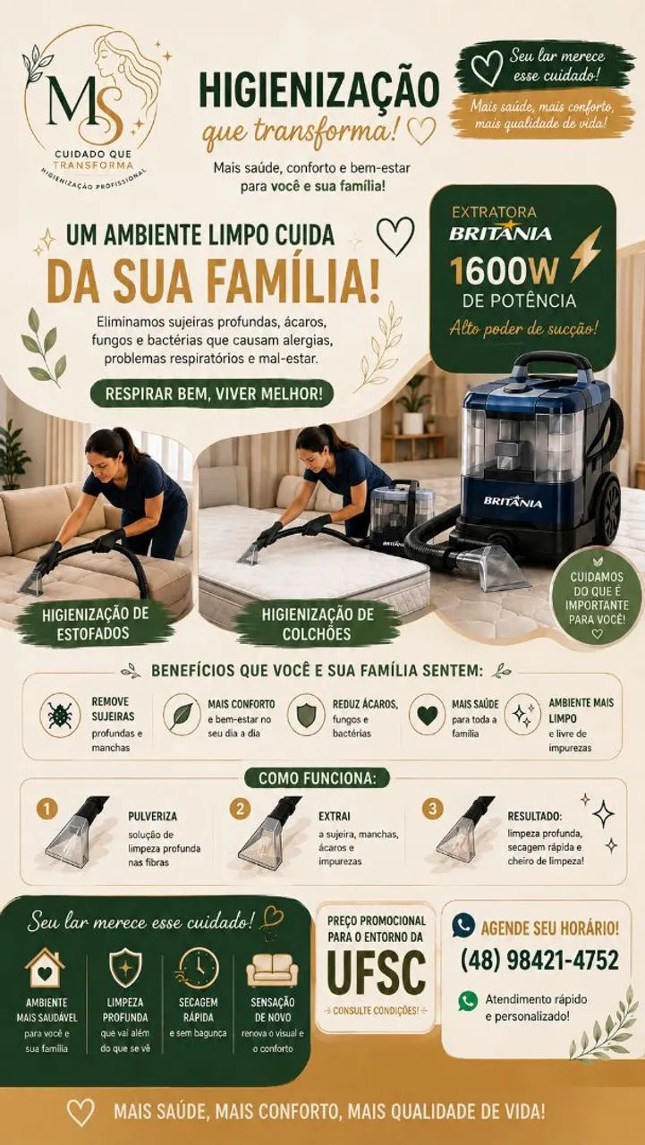 Higienização de colchões e estofados - Foto 2