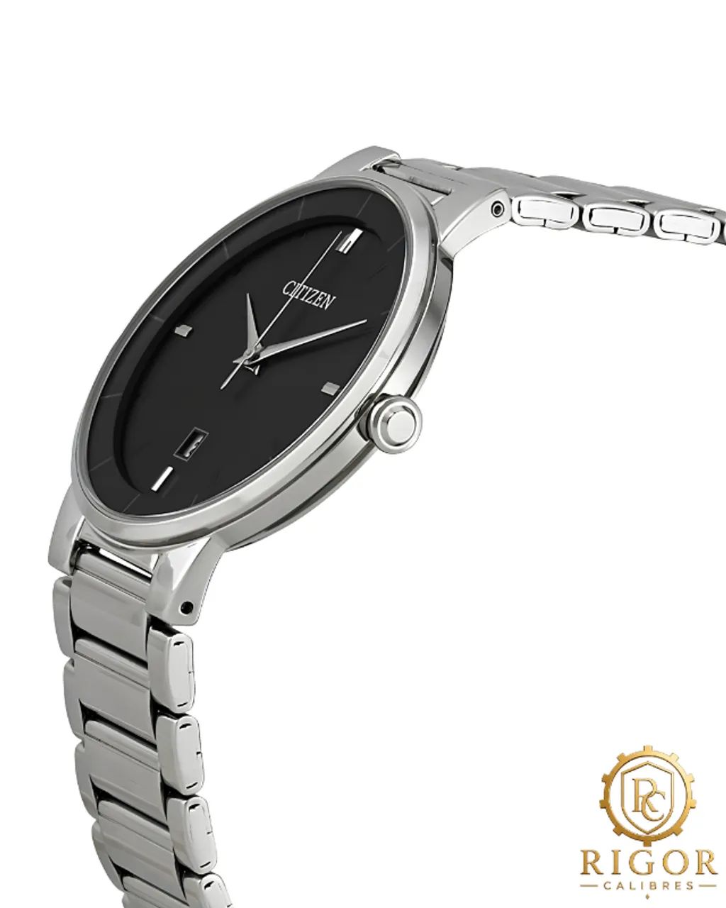 Citizen Corso BI5010-59E: Quartzo, Aço 39mm, Mostrador Preto, Data e 50m Resistência - Foto 2
