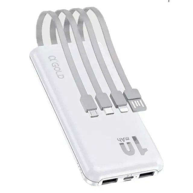 Carregador Portátil 10000mAh aGold  Carregamento Simples e Fácil - Foto 4