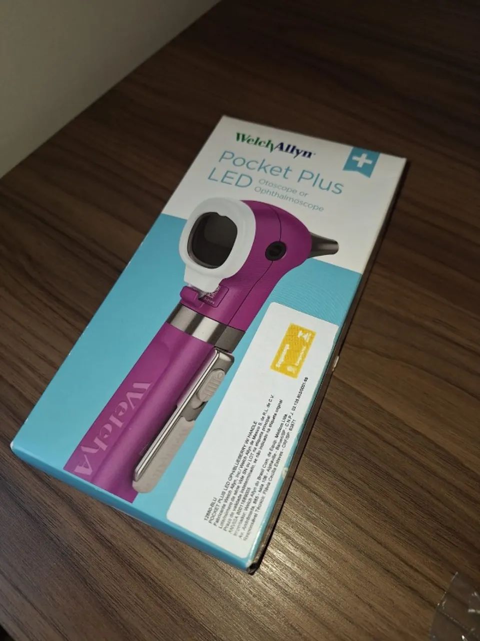 Oftalmoscópio Welch Allyn Pocket Plus LED 12880 AZUL - Foto 5