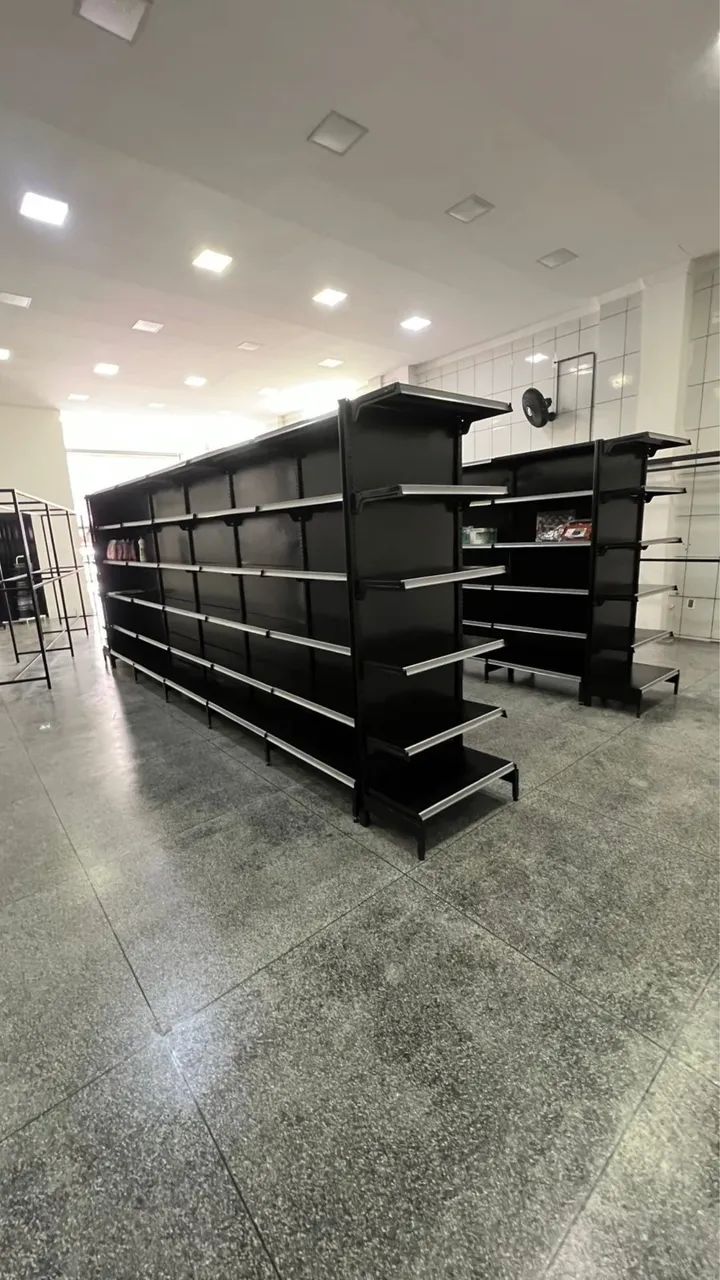 Oferta ! Gôndolas novas de aço  - Foto 4