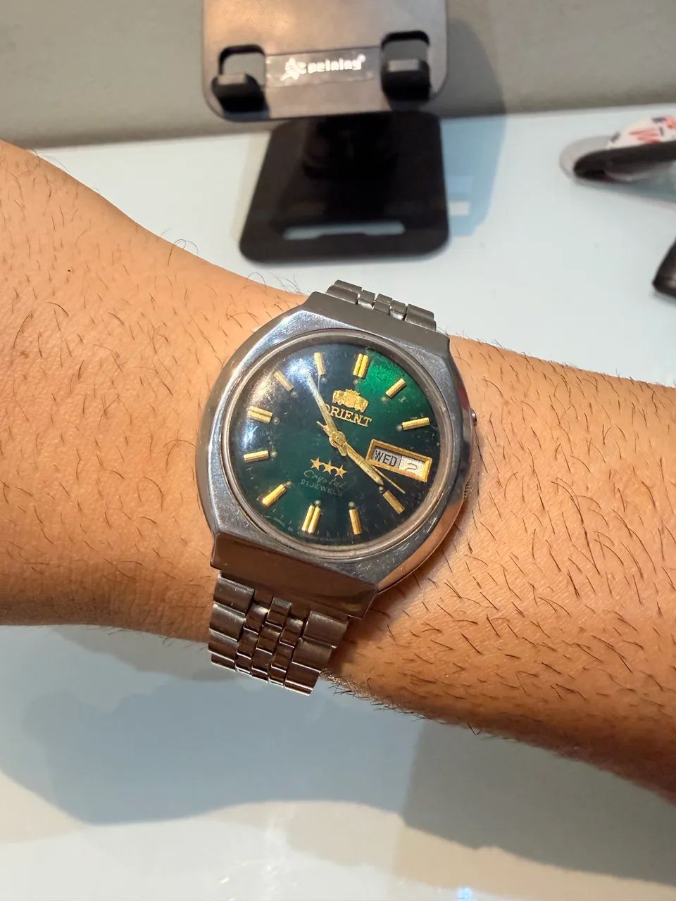 Relógio Orient automático 3 estrelas vintage. - Foto 3
