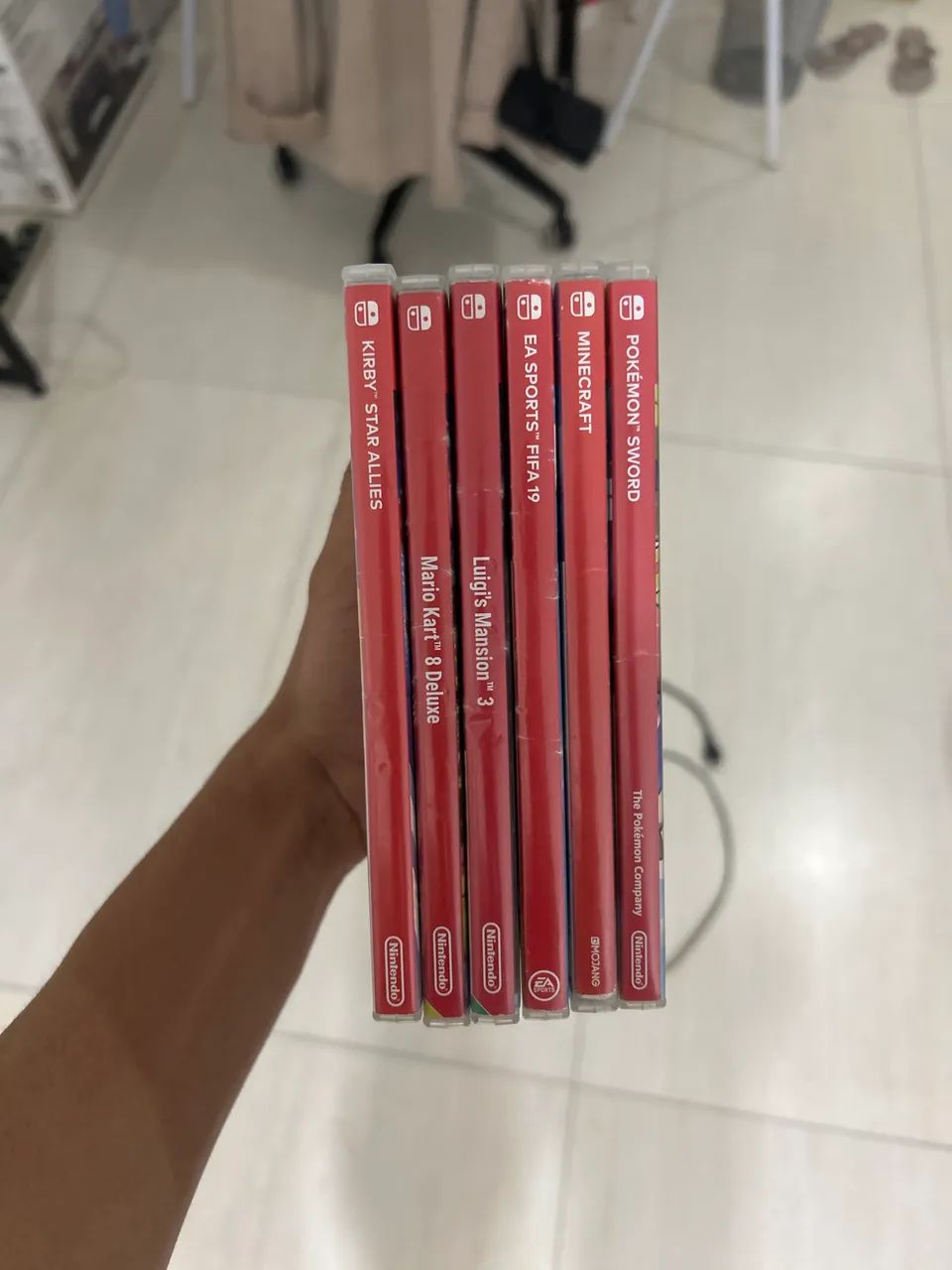 NITENDO SWITCH V1( usado e com 7 jogos )  - Foto 4