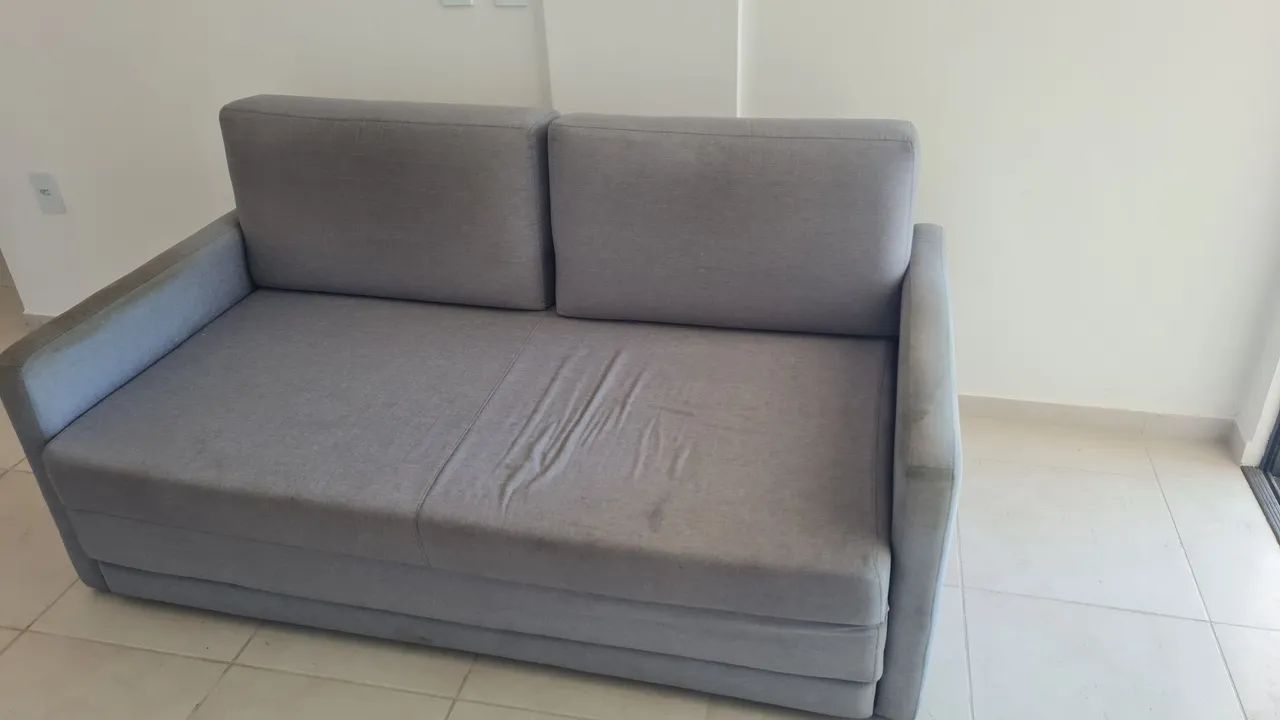 Sofá cama de tecido - Foto 3