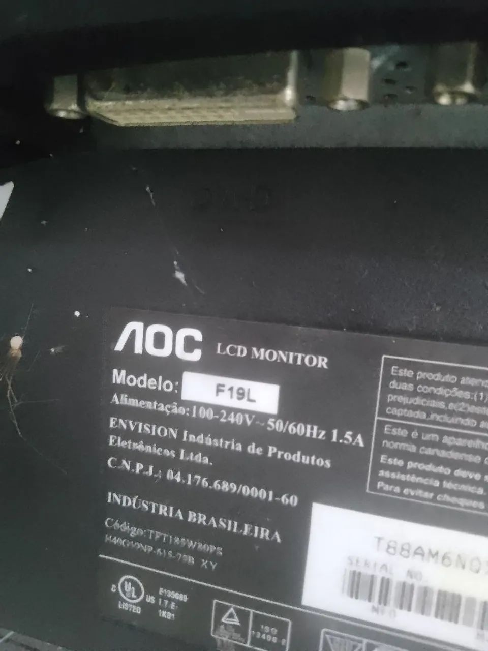 Monitor AOC com defeito  - Foto 3