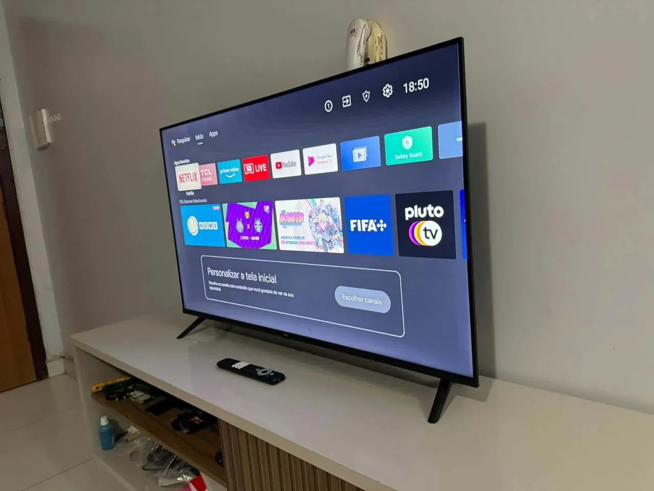 Smart tv 4k 46 polegadas Android  - Foto 5
