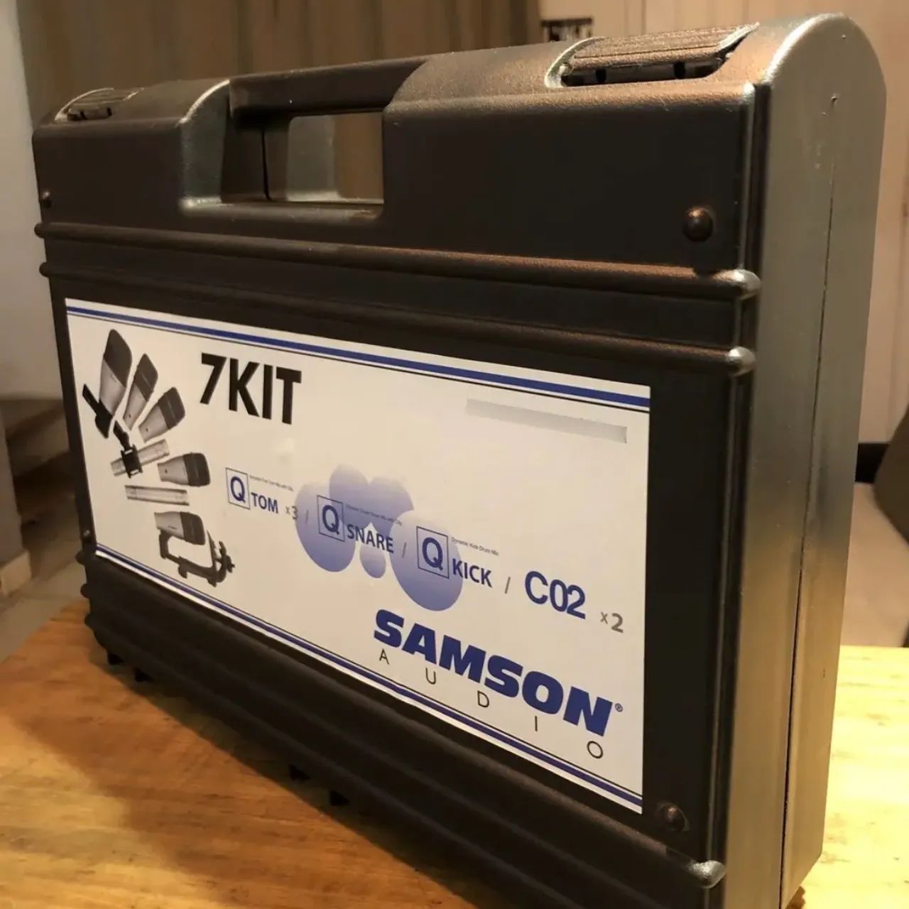 Kit Microfone Bateria Samson Dmc 100 - Kit 7 Cor Cinza - Foto 5