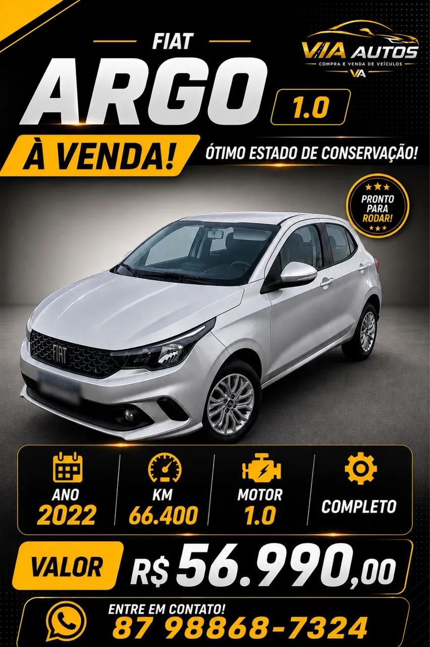 Fiat Argo ARGO 1.0 6V Flex 2022