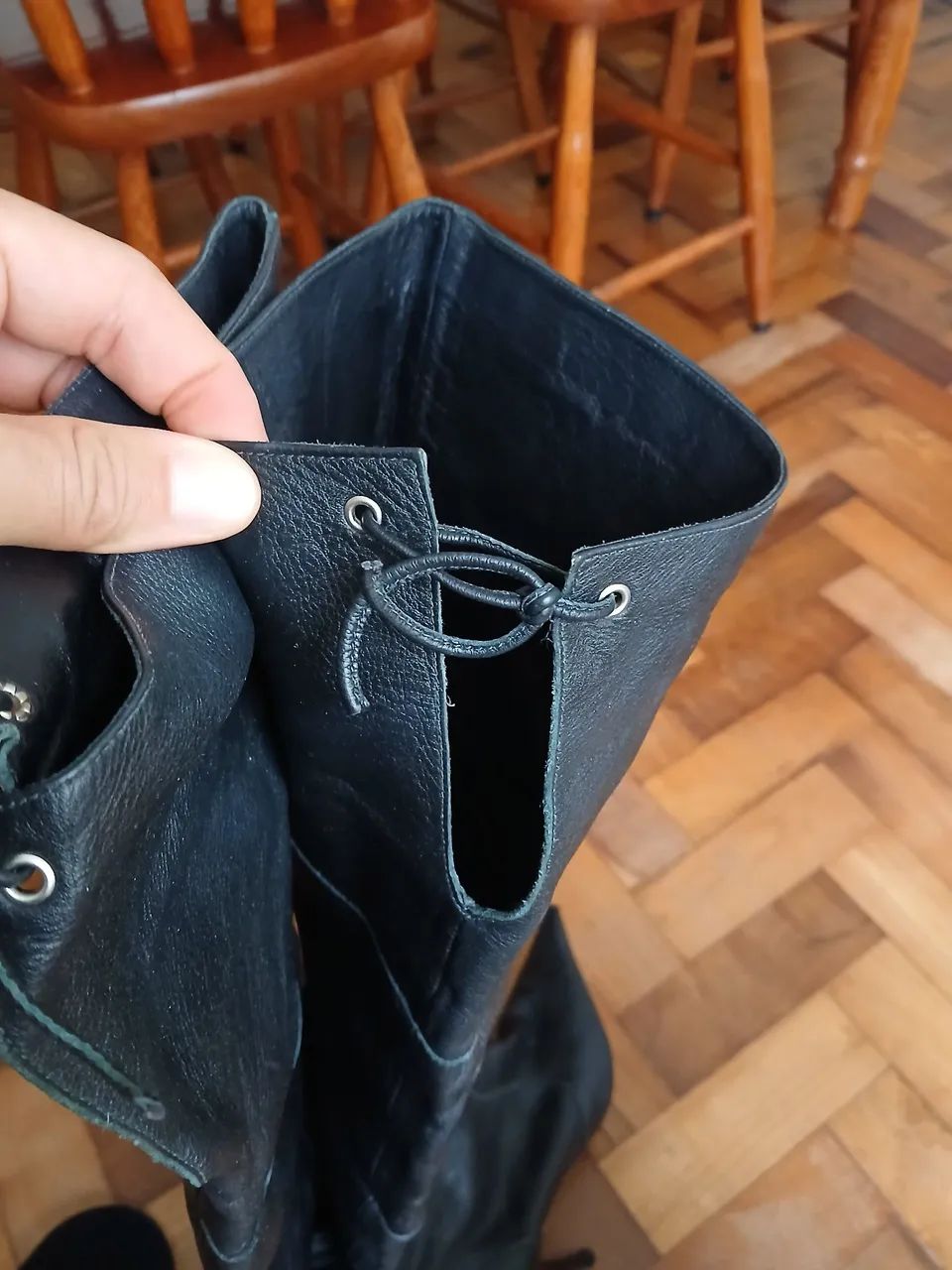 Bota de Couro Carmen Steffens - Foto 4