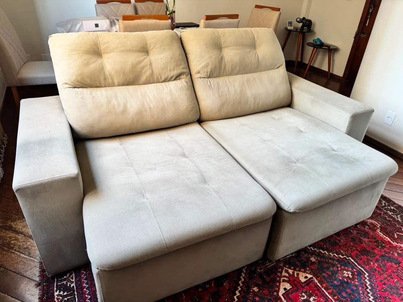 Sofá retrátil e reclinável 4 lugares - Foto 4