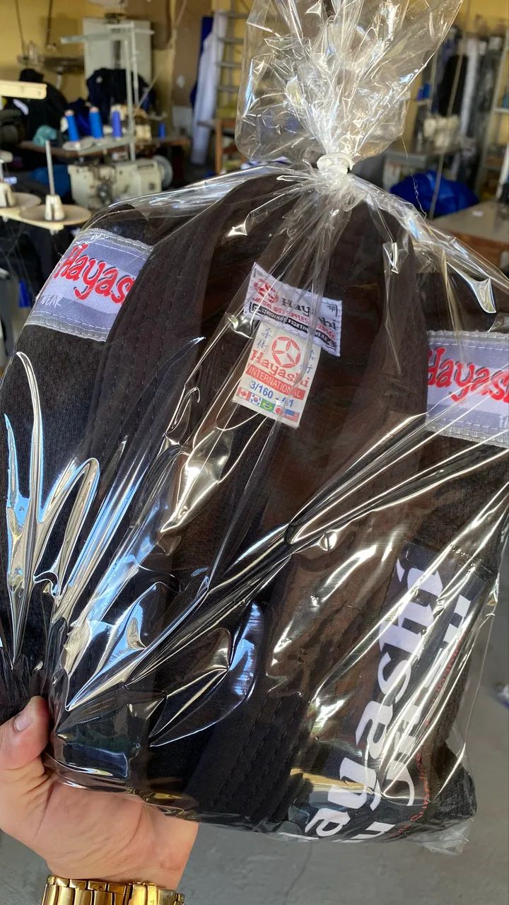 Kimono Trançado Grosso Hayashi com Faixa branca de brinde - Foto 3