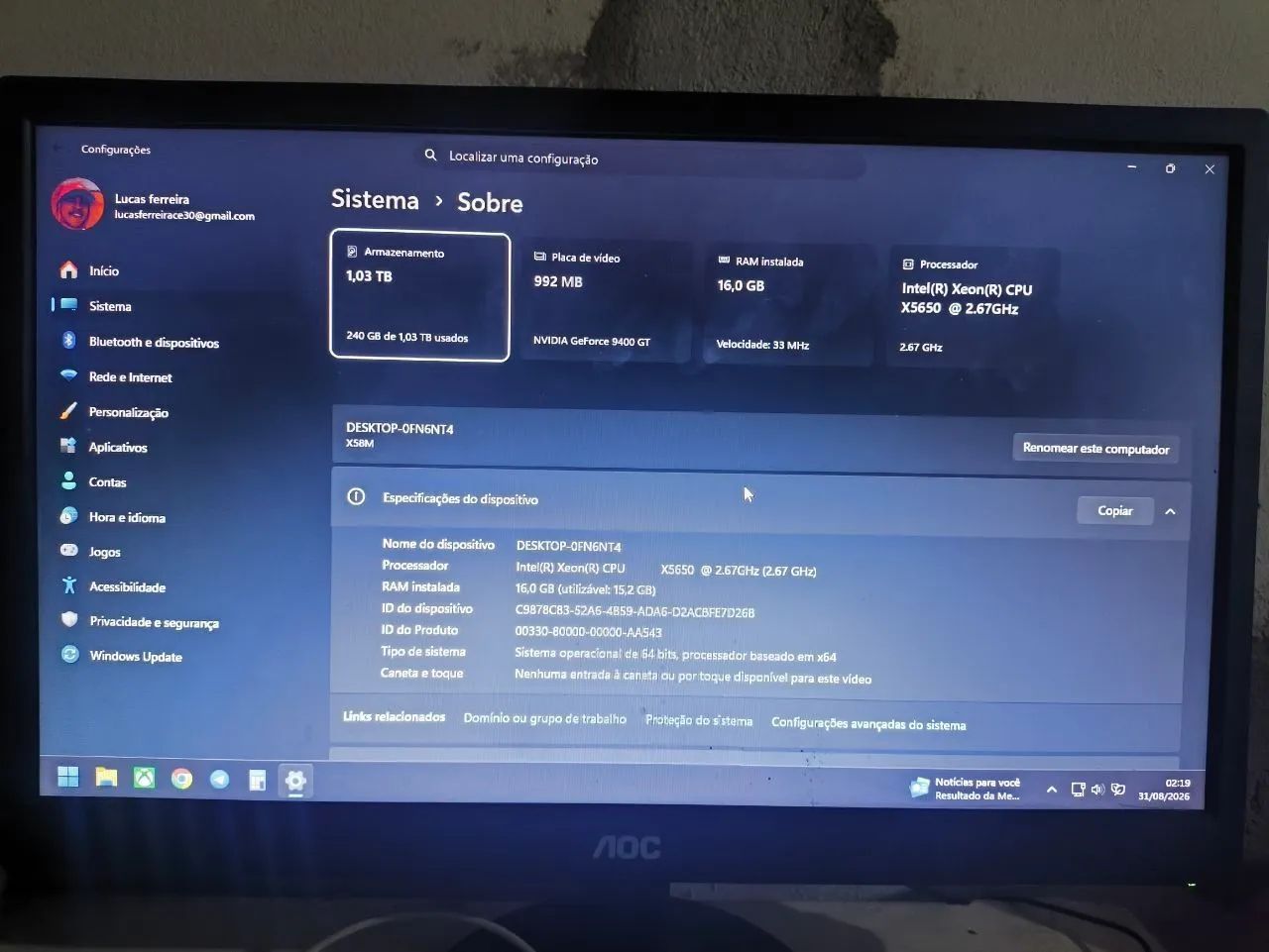 Computador Gamer completo - Foto 3