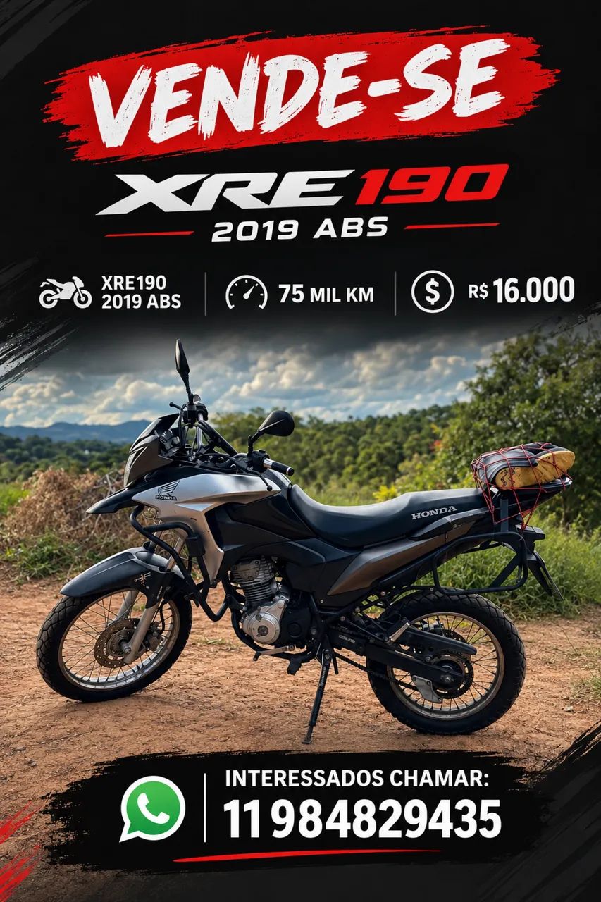 XRE190 ABS 2019