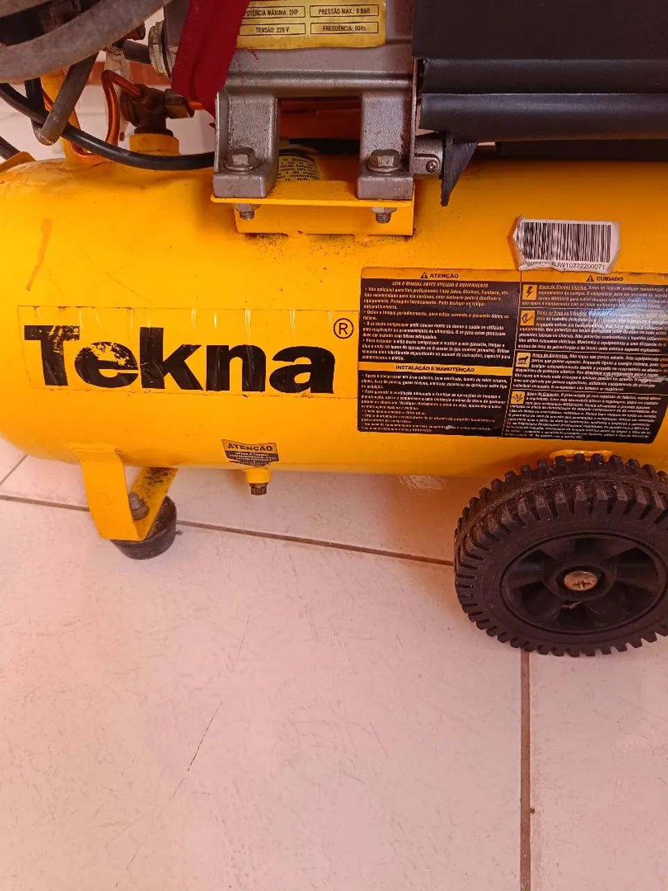 Compressor de ar Tekna 2hp 20l - Foto 2