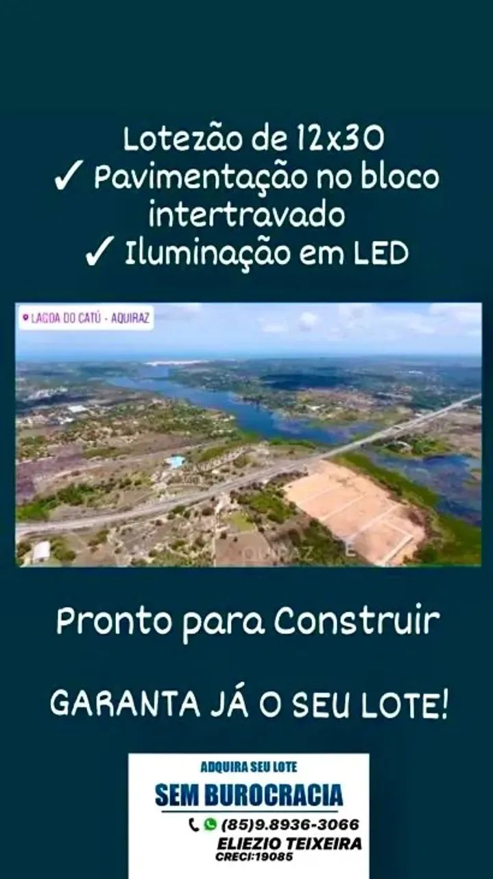Lotes em Aquiraz de 12x30 (360m2) - Foto 3