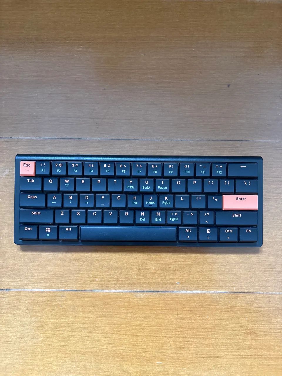 Teclado mecânico low profile switch vermelho