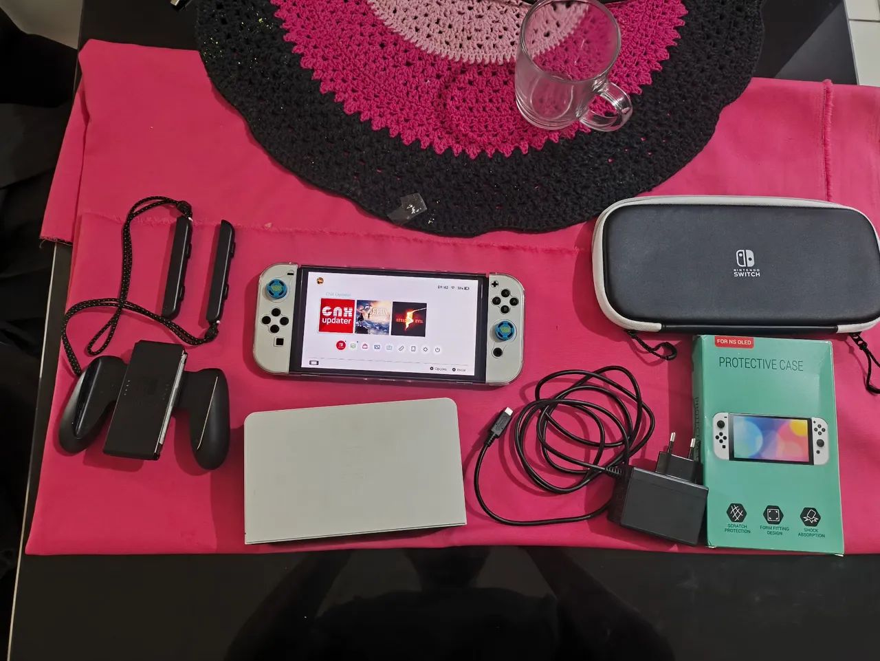 Switch OLED desbloqueado com 1 ano de garantia  - Foto 2