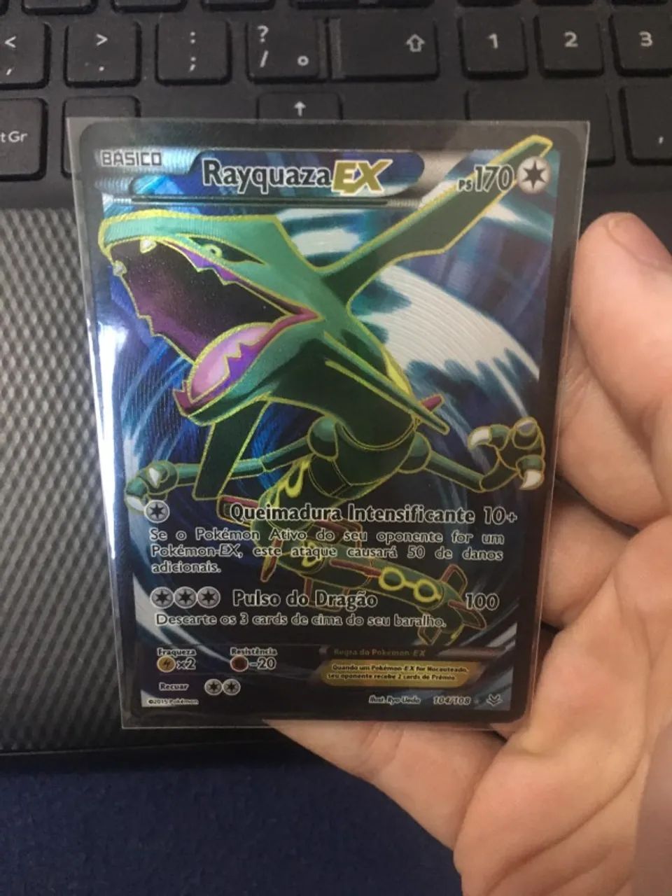 Rayquaza EX full art 104/108 - Foto 3