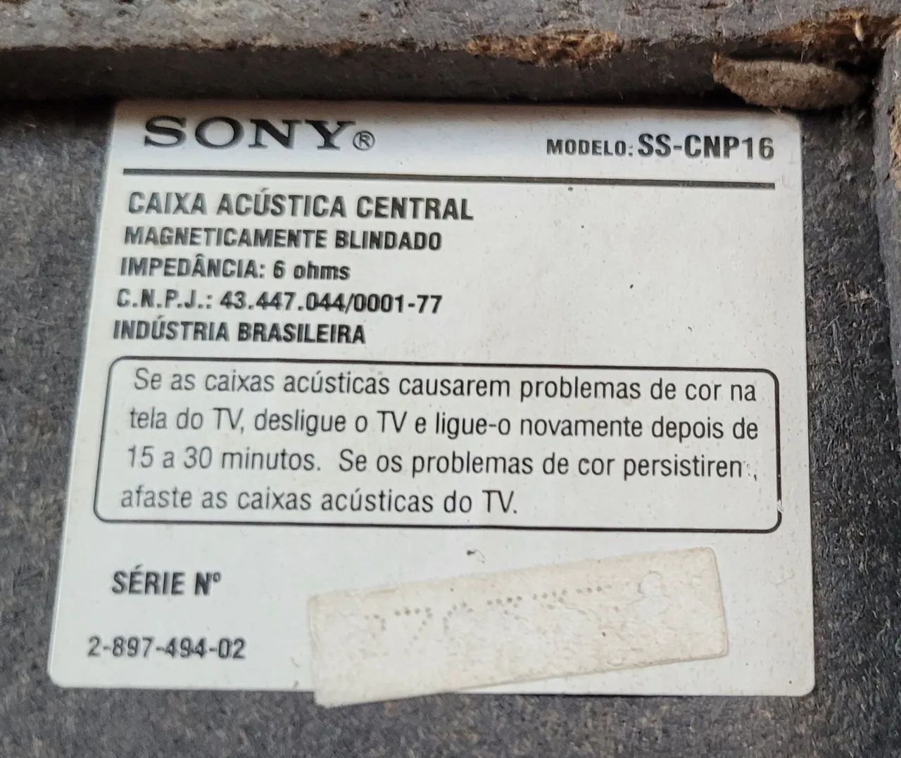 CAIXA DE SOM CENTRAL SONY  - Foto 4