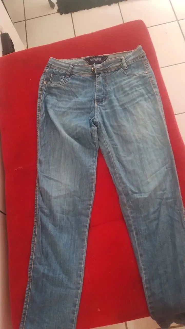 4 :calças jeans ? para brechó sem defeito? - Foto 4