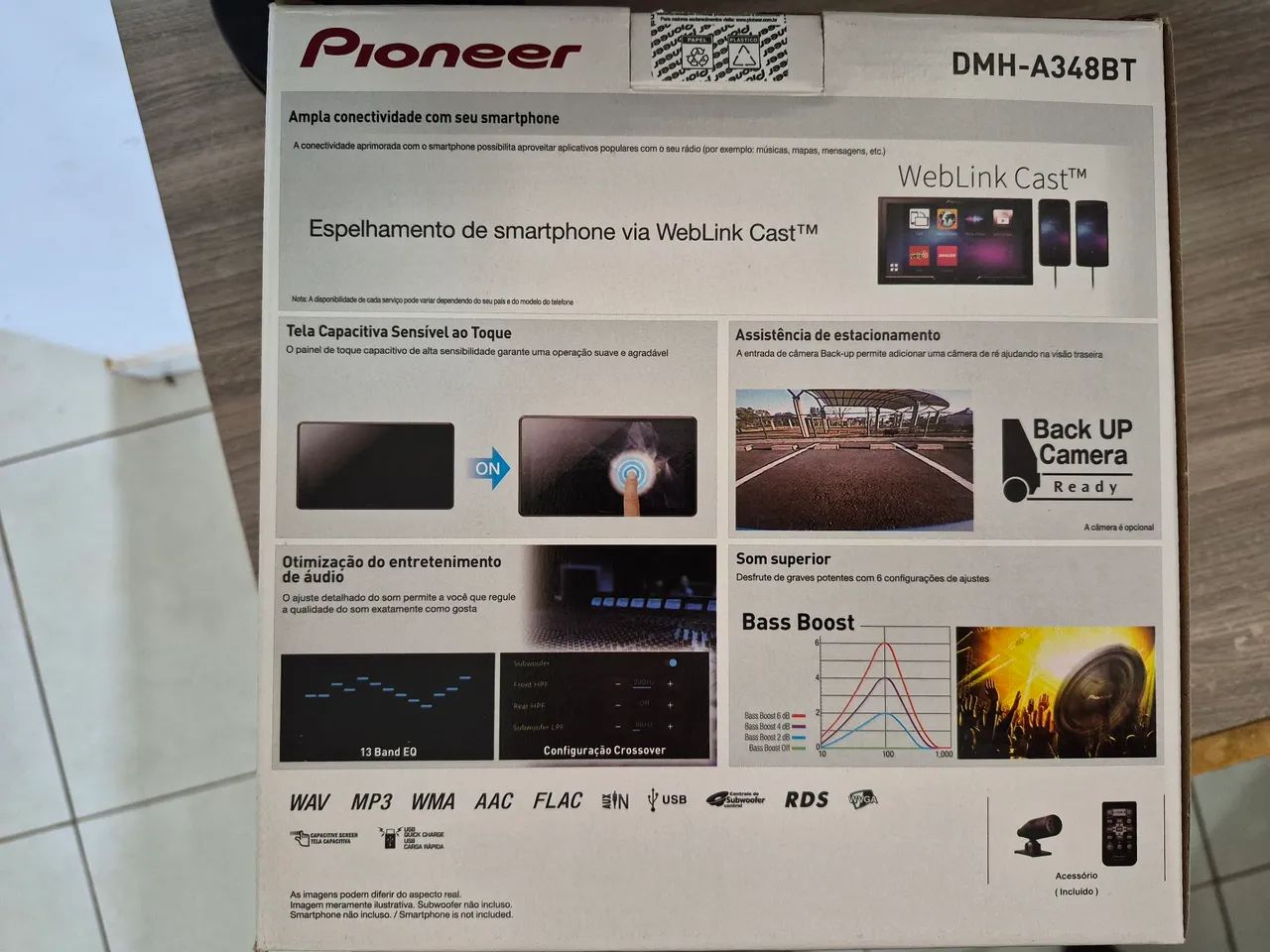 Multimídia Pioneer (nova, nunca usada) - Foto 2