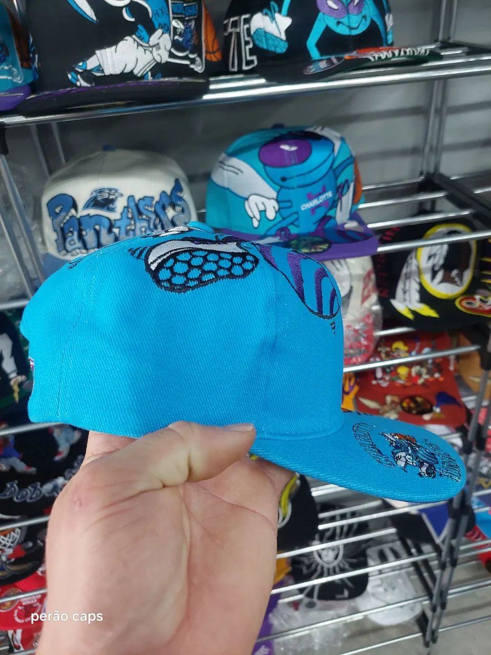 Boné Charlotte Hornets big logo  - Foto 2